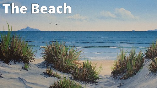 how to paint sea in acrylic