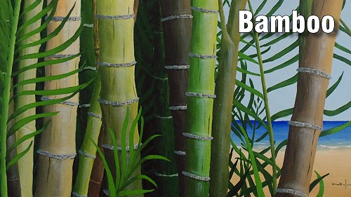 how to paint bamboo in acrylics