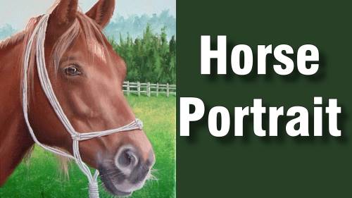 How to paint a horse in acrylic