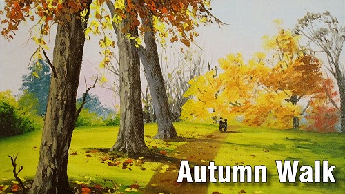how to paint fall colours oil painting