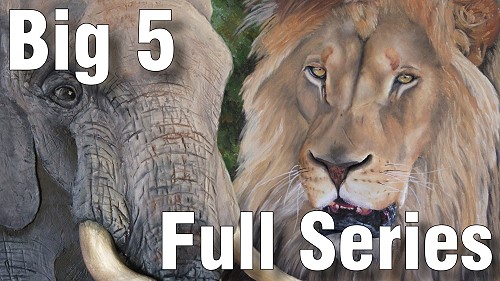 how to paint the big 5 oil