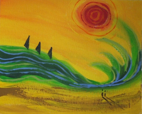 how to paint abstract paintings