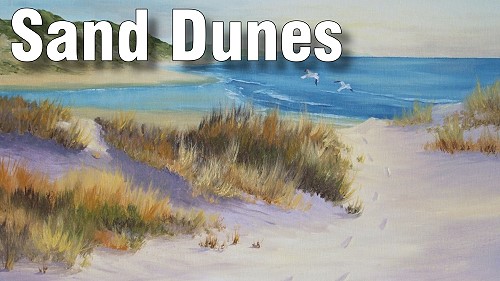 how to paint sand dunes oil