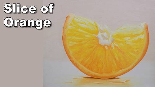 how to paint an orange in oil