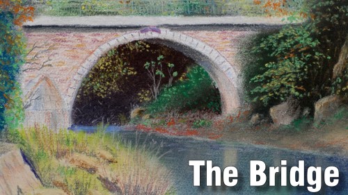 how to draw the bridge pastel