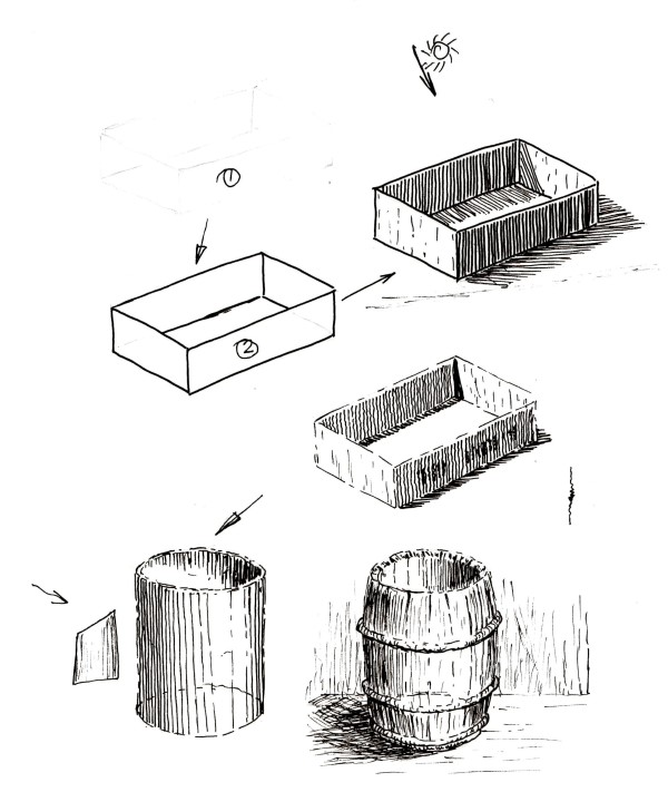 Online Art Class Introduction to Pen and Ink Paint Basket TV