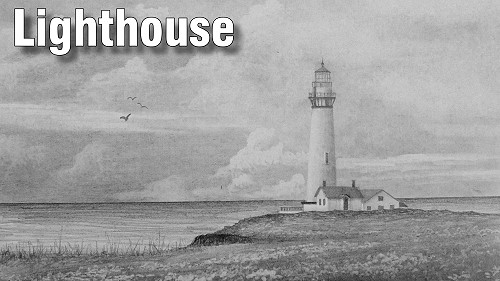 How to draw a lighthouse