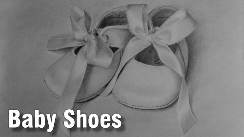 how to draw baby booties
