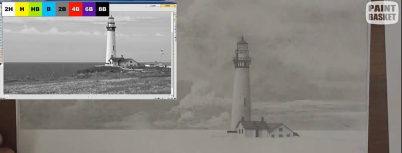 drawing a lighthouse