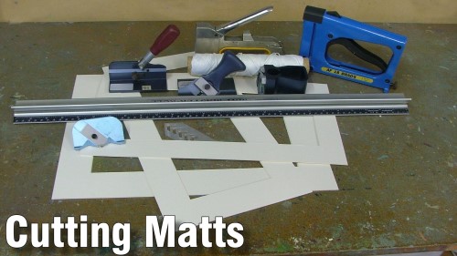 how to cut matts for your watercolour paintings
