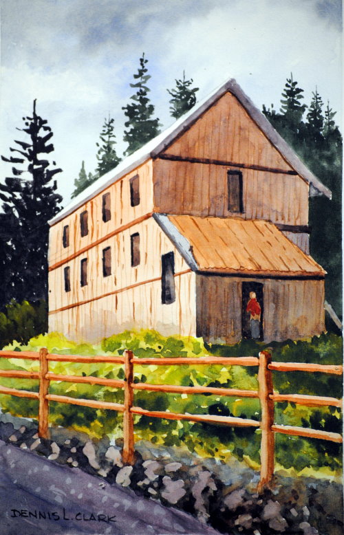 dark barn