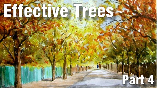 how to paint effective trees part four watercolour