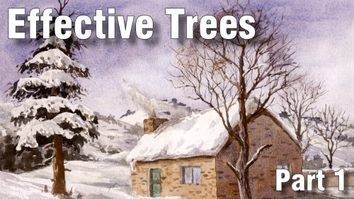 how to paint effective trees part one watercolour