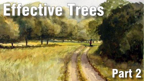 how to paint effective trees part two watercolour