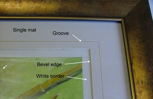 mat in frame