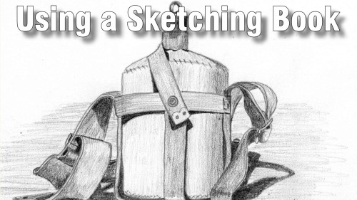 using a sketching Book
